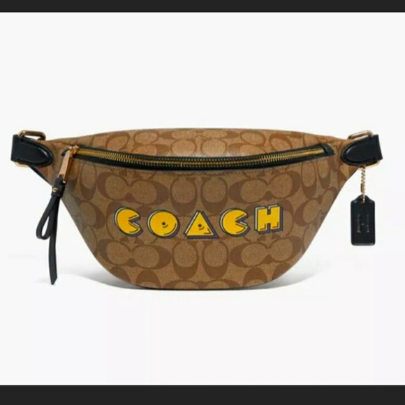 coach pac man waist bag